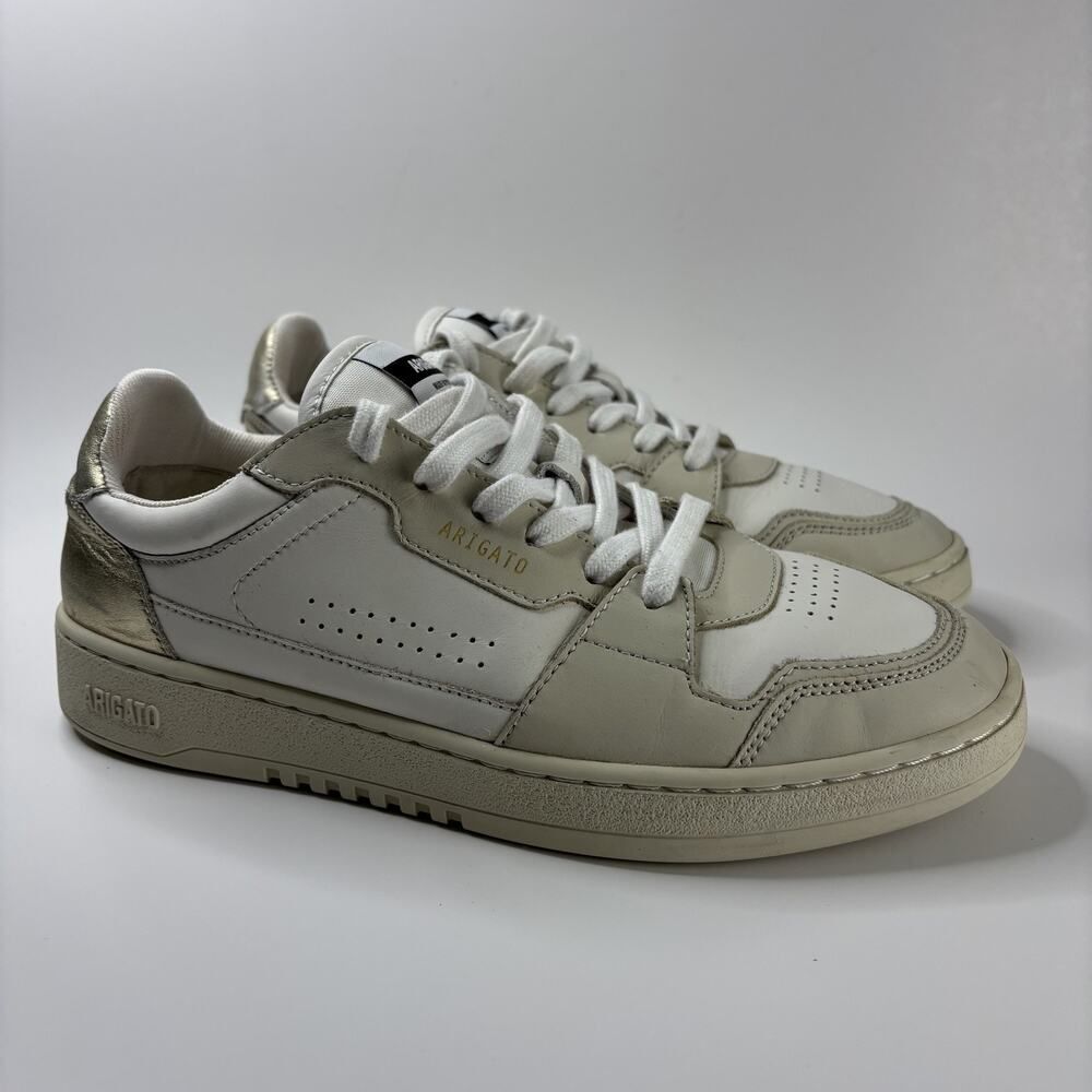 Axel Arigato Women's Dice Lo Sneaker Size US 9 Eu 40 White Leather Upper
